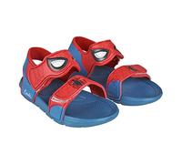 Sandalias de Spiderman - Color Azul y Rojo - Talla 22/23 - Fabricadas 100% de EVA - Sandalias de Playa con Cierre de Velcro - Producto Original Diseñado en España