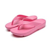 Sandalias de suela gruesa para hombre, ligeras, con plataforma de EVA, informales, para verano, playa, piscina, calzado diario, hot pink, 39 2/3 EU