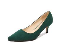 Sandalias de tacón alto con plataforma para mujer, tacón de aguja para mujer, sandalias de tacón abierto, sandalias de tacón abierto, sandalias elegantes para boda, verde, 36 EU