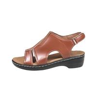 Sandalias de tacón de plataforma de gran tamaño, sandalias planas y huecas, sandalias romanas de cuña ortopédica con correa ajustable al tobillo, sandalias de punta abierta, zapatos de verano, zapatos