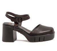 Art 1991 Eivissa, Sandalia con talón Mujer, Black, 39 EU
