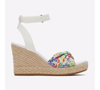 Sandalias De Tacón En Cuña Casual De Mujer Toms Marisela Blancas