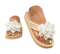 Sandalias De Tacón Y Planas Para Mujer Sandalias De Tacón Para Mujer Zapatos Cómodos Verano Goma Planas Estilo Bohemio Veraniego Cómodas Antideslizantes Y Transpirables Con Punta Abierta Cuña