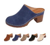 Sandalias de tacones altos para mujer, sandalias de plataforma cerradas, sandalias de plataforma de piel sintética, zapatos de mujer con tacón de bloque, sandalias antideslizantes, zapatos de verano