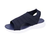 Sandalias de verano a la, transpirables, de malla, informales, sin cordones, para la playa, cómodas sandalias planas para caminar al libre. Versatilidad para tu Ritmo Diario