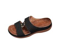 Sandalias de verano cómodas para mujer, sandalias ortopédicas, suelas suaves y ligeras, zapatos de caminar, transpirables, informales, zapatos de verano, puntera abierta, zapatos casuales, zapatos de