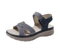 Sandalias de verano con tacones calados tejidos y gruesas con cierre Elegancia que Nace de lo Simple