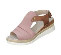 Sandalias de verano elegantes para mujer, sandalias bohemias, informales, con cuña, sandalias de verano, ligeras, cómodas, con suela suave, talla 36-44, rojo, 41 EU