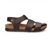 Sandalias de verano impermeables de cuero marrón corteza para hombre Jack Fletcher Stanley C1 de Panamá