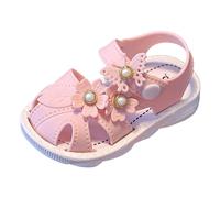 Sandalias de Verano Niña,Sandalias Princesa Zapatos para niñas pequeños con Cierre Correa Ajustable Punta Abierta Sandal Niña Piscina y Uso Diario