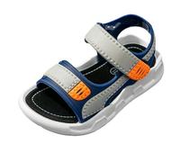 Sandalias de Verano niño Elegantes Piel niños zapatos antideslizantes ligera transpirable dibujos animados para interior y exterior