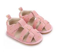 Sandalias de verano para bebés, niñas y niños, zapatos de playa para exteriores, informales, sandalias para primeros paseos, sandalias Oink, Red, 5 UK Child Wide
