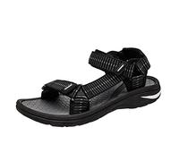 Sandalias de verano para hombre, sandalias de senderismo con correa ajustable con hebilla ajustable, sandalias de trekking, ligeras, cómodas, antideslizantes, para exteriores, sandalias de playa