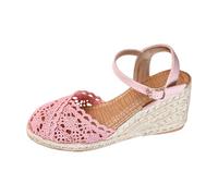 Sandalias de verano para mujer con cuña - Chanclas de goma para mujer jardín sandalia ligera sandalias cómodas transpirables antideslizantes zapatillas playa suave casual zapatos para caminar Hotel