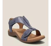 Sandalias de Verano para Mujeres Zapatos ortopédicos livianos sólidos Comodidad Damas Sandalias-Blue,39