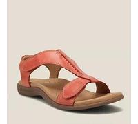 Sandalias de Verano para Mujeres Zapatos ortopédicos livianos sólidos Comodidad Damas Sandalias-Orange,37