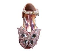 Sandalias de verano para niñas, edición coreana, para primavera, otoño, para niñas, pequeñas, medianas y grandes, informales, zapatos de rendimiento, para bailar, escuela, calzado elegante, Pink, 26