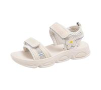 Sandalias de verano para niñas princesa zapatos niños pequeños Casual punta semiabierta antideslizantes Piscina y Uso Diario