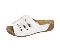 Sandalias de verano para playa, vacaciones, sandalias para mujer, estilo vintage, huecas, con correa cruzada, sandalias ligeras de cuña, sandalias de plataforma de pescado, sandalias de ocio, zapatos