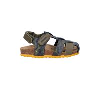 Geox B Sandal Chalki Boy, Sandalia Bebé-Niños, Multicolor Sage Ochreyellow, 20 EU
