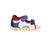 Geox B Sandal IUPIDOO Boy, Sandalia, White/Royal, 26 EU