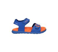 Geox J SANDAL FUSBETTO BO, Sandalia para Niños, ROYAL/ORANGE, 37 EU