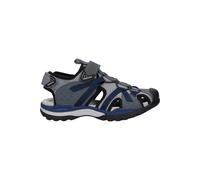 Geox J Borealis Boy B, Sandalias con Punta Cerrada Niños, Gris Dk Grey Navy, 34 EU