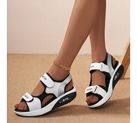 Sandalias deportivas acolchadas para mujer, nuevas, transpirables, con absorción de impactos, zapatos de playa de moda, estilo coreano, con, ligeras, informales, tipo chanclas, zapatos para mujer