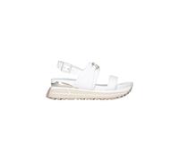 Sandalias Deportivas LIU JO para Mujer, Plataforma Blanca, Suela de Goma, Correas Ajustables (Blanco, Sistema tallas calzado EU, Adulto, Números, mediano, 39)