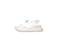 Sandalias Deportivas LIU JO para Mujer, Plataforma Blanca, Suela de Goma, Correas Ajustables (Blanco, Sistema tallas calzado EU, Adulto, Números, mediano, 39)