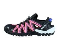 Sandalias deportivas mujer NARVAL, antideslizantes, senderismo, trekking y playa, secado rápido, ajustables (Black/Geranium/Royal Blue, Sistema tallas calzado EU, Adulto, Mujer, Números, mediano, 41)
