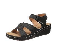 Sandalias Deportivas Mujer Ofertas,Sandalias Ortopédicas para Mujer Plataforma Sandalia de Cuña con Punta Abierta Zapatillas Comodas Moda Fiesta Zapatos Verano Chanclas Playa Caminar Senderismo