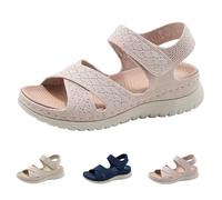 Sandalias deportivas mujer verano 2024, Zapatos ortopédicas para mujer sandalias deportivas Sandalias de Caminar Antideslizantes Zapatos de Viaje Verano Playa con Ajustable al Tobillo(Size:EU 39,Color