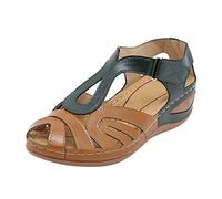 Sandalias deportivas para hombre, sandalias de trekking para mujer, de goma cerrada, sandalias de senderismo para verano, para viajes, senderismo, sandalias de exterior, cómodas, transpirables, para