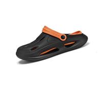Sandalias Deportivas para Hombres,con Cordones Ajustables para Hombres Zapatillas Interiores al Aire Libre Sandalias Ligeras para Jardines Zapatos de Senderismo(Size:EU 44/45,Color:Negro)