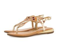 Sandalias Doradas con Piedras Multicolor para Mujer NYSSA