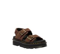 Sandalias DR MARTENS con Plataforma Zebzag de Piel Nubuck Sepia Brown - 38