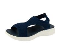 Sandalias elegantes para mujer, de tacón bajo y punta abierta, calzado informal, perfecto para el uso diario en verano. sin marcas visibles