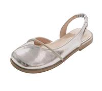 Sandalias elegantes para mujer, sandalias planas, sandalias cerradas para mujer, sandalias de vestir brillantes, zapatos de honda, zapatos de boda, sandalias de verano, cómodas sandalias de playa