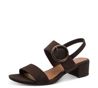 Sandalias Elegantes Y Cómodas Para Dama Marco Tozzi Con Tacón Bajo 2-28202-44