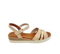 SANDALIAS escoolers CASANDRA CUÑA BAJA MUJER E4854 - 36, Beige