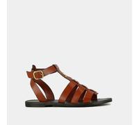 Sandalias espartanas de piel Wan Mujer Talla 37. Color Marron