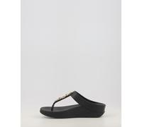 Sandalias Fitflop FINO CRYSTAL-CHAIN LEATHER TOE-POST SANDALS negro talla 39