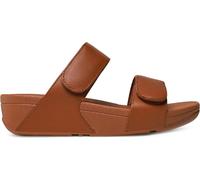 Fitflop Sandalias deslizantes Lulu de cuero ajustables para mujer Beige 41 EU