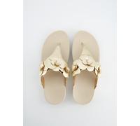 Sandalias Fitflop Lulu De Plataforma Beige, 36