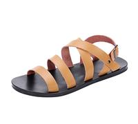 Sandalias Flash para hombre: zapatos de playa abiertos sandalias romanas sandalias de piel sintética antideslizantes zapatos de verano zapatos de cuero Eleagnt sandalias de verano sandalias al aire