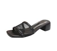 Sandalias genéricas para mujer verano Sandalias bajas para mujer con punta abierta, punta cuadrada y gruesa de verano Punto abierto Alpargatas Sandalia mujer ortopédica suela memoria de forma pie