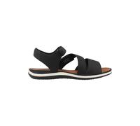 Geox D Sandal Vega, Sandalia Mujer, Negro, 36 EU