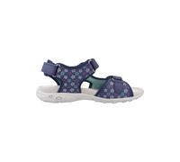 Geox J Sandal Whinberry G, Sandalia, Azul Marino, Fucsia, 30 EU
