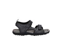 Geox Uomo Strada B Sandal, Sandalias Deportivas Hombre, Negro, 45 EU